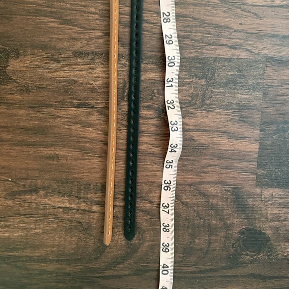 Black And Silver, Brown And Gold Belt Set Womens - Picture 3 of 3